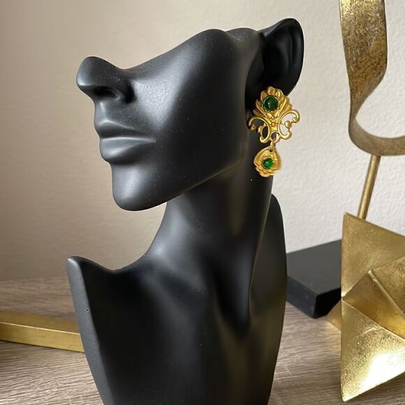 Vintage style earrings N6 - Picture 2 of 4